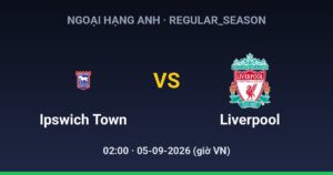 Ipswich Town FC vs Liverpool FC