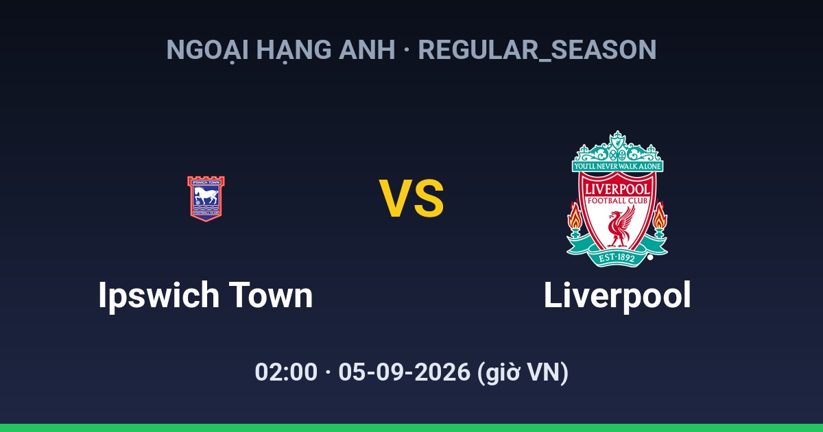 Ipswich Town FC vs Liverpool FC