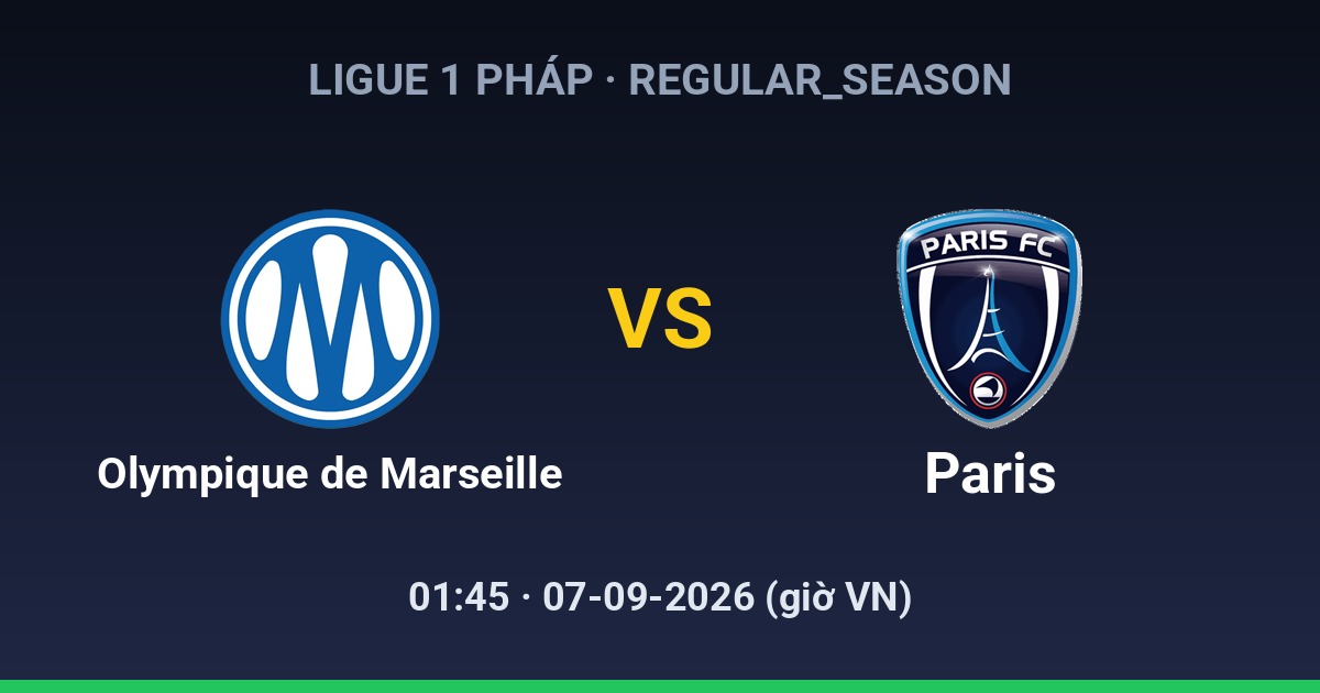 Olympique de Marseille vs Paris FC