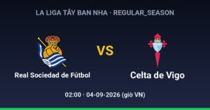 Real Sociedad de Fútbol vs RC Celta de Vigo